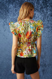 Marie Oliver Olive Top in Botanic