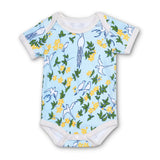 Apple Park Essential Onesie in Enchanted Leaves Blue