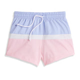 Bella Bliss Colorblock Bayshore Swim Trunk in Peri/Pink