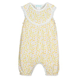 Feather Baby Yoke Romper In Bonnie Floral