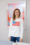 Sail To Sable Flag Sweater In White