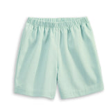 Bella Bliss Twill Boy's Play Short in Mint Twill