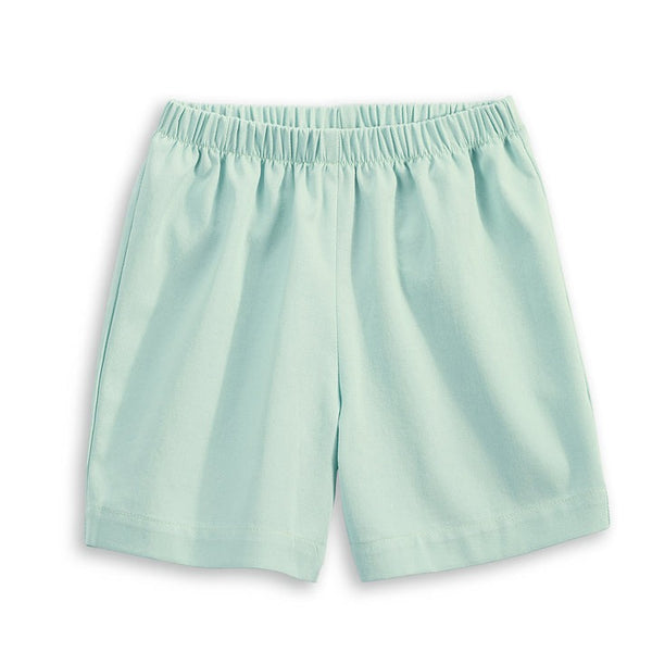 Bella Bliss Twill Boy's Play Short in Mint Twill