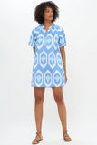 Oliphant Pocket Dress in Odisha Blue