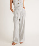 Marine Layer Marta Beach Pant in Denim/White Stripe