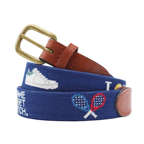 Smathers & Branson Tennis Life Belt In Navy