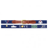 Smathers & Branson Tennis Life Belt In Navy