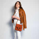 Hampton Road Hunter Bag in Cognac
