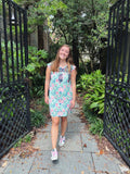Madison Mathews Catherine Dress In Vintage Tulip