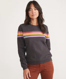 Marine Layer Anytime Sweatshirt in Washed Black