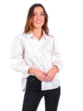 Emily McCarthy Cotton Poplin Oxford in White