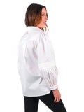 Emily McCarthy Cotton Poplin Oxford in White