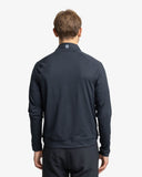 Southern Tide Mens Cruiser Heather Quarter Zip in Black