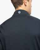 Southern Tide Mens Cruiser Heather Quarter Zip in Black