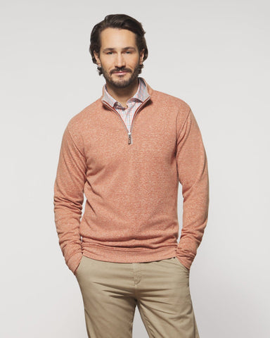 Johnnie-O Sully 1/4 Zip in Brick