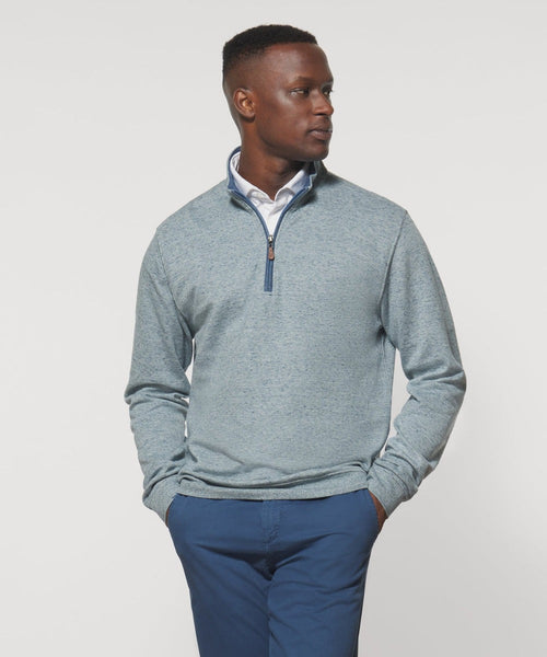Johnnie-O Sully 1/4 Zip Pullover in Shadow