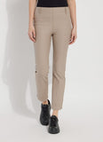 Lysse Coated Denim Straight Leg in Soft Clay