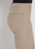 Lysse Coated Denim Straight Leg in Soft Clay