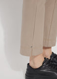 Lysse Coated Denim Straight Leg in Soft Clay