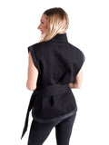 Emily McCarthy Aspen Vest In Jet