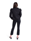 Emily McCarthy Ava Jacket In Plaid Noir