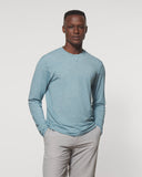 Johnnie-O The Course Performance Long Sleeve T-Shirt In Baltic