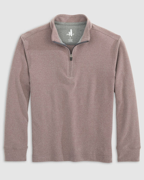 Johnnie-O Brady Jr 1/4 Zip Pullover In Garnet