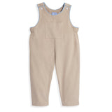 Bella Bliss Piped Corduroy Overall In Oyster