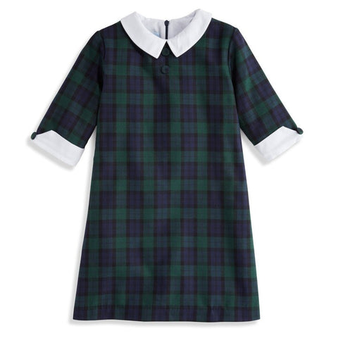 Bella Bliss Livie Dress In Blackwatch Plaid