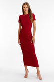 Amanda Uprichard Rosaria Dress in Wine