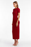 Amanda Uprichard Rosaria Dress in Wine