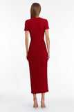Amanda Uprichard Rosaria Dress in Wine