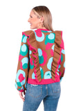 Emily McCarthy Intarsia Sweater in Meadowbrook Spot Cheetah