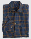 Johnnie-O  Murphy Tucked Button Up Shirt In Pipeline