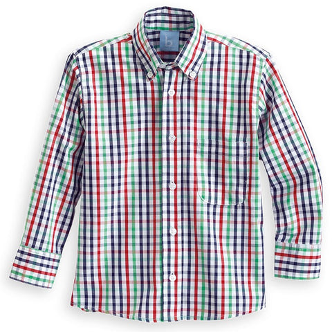 Bella Bliss Button-down Shirt In Reagan Plaid