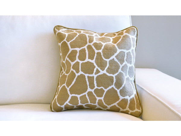 Smathers & Branson Giraffe Print Pillow