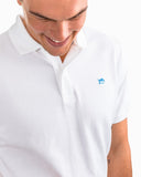 Southern Tide Skipjack Polo in Classic White